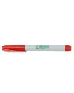 Celltreat Permanent Tube Marker, Red Ink, Plastic, White Barrel,; CT-229408